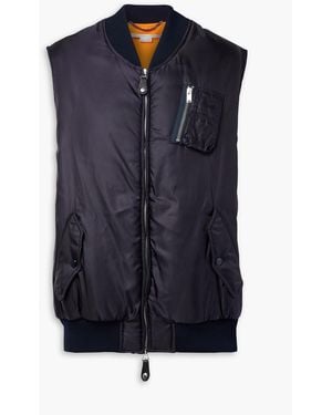 Stella McCartney Madora Oversized Shell Vest - Blue