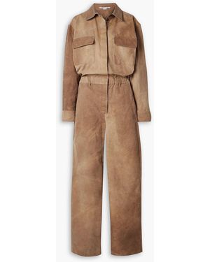 Stella McCartney Washed Cotton-Canvas Jumpsuit - Natural