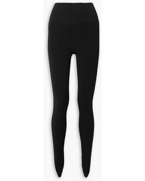 Galvan London Venus Stretch-knit leggings - Black