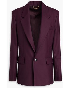Victoria Beckham Twill Blazer - Purple