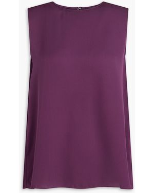 Theory Silk-cady Top - Purple