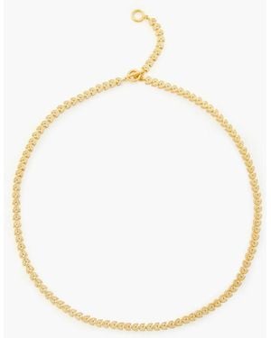 Zimmermann 12-karat Gold-plated Crystal Choker - Metallic