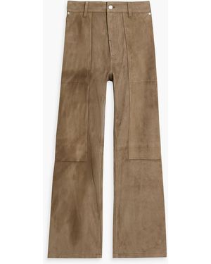 FRAME Suede Pants - Natural