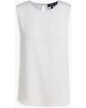 Theory Silk-Cady Top - White