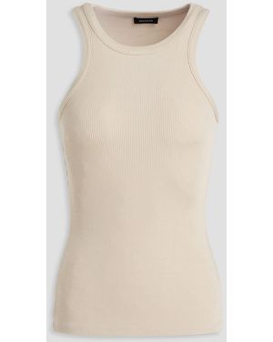 Goldsign Laurel Ribbed-jersey Tank - Natural