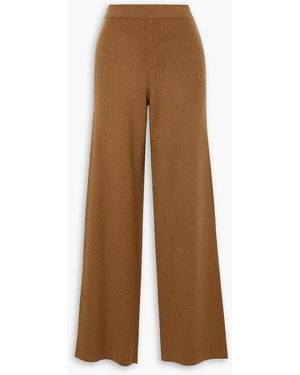 arch4 Ribbed Cashmere Straight-leg Trousers - Brown