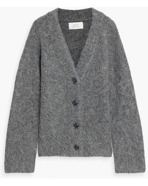 Loulou de Saison Lynn Alpaca-Blend Cardigan - Grey