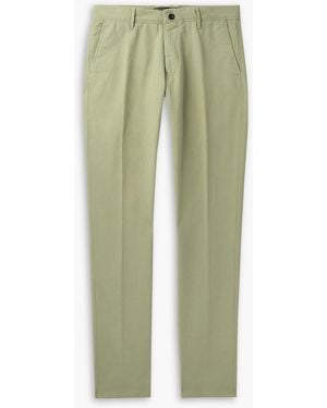 Slowear Straight-Leg Cotton-Blend Pants - Green