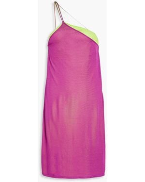 GAUGE81 Sebeta One-shoulder Knitted Mini Dress - Pink