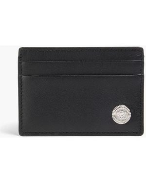 Versace Medusa Biggie Leather Cardholder - Black