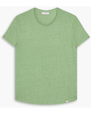 Orlebar Brown Ob-T Linen-Jersey T-Shirt - Green
