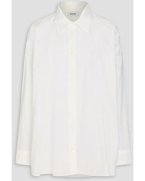 Agolde Roux Cotton-Poplin Shirt - White