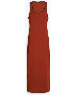 A.Emery Ilka French Terry Midi Dress - Red