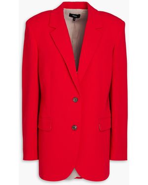 Theory Crepe Blazer - Red