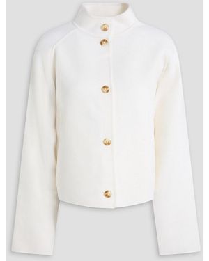 Loulou de Saison Nyma Wool And Cashmere-Blend Jacket - White
