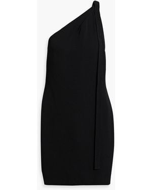 3.1 Phillip Lim One-shoulder Crepe Mini Dress - Black