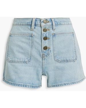 FRAME Bardot Denim Shorts - Blue