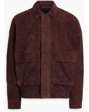 PAIGE Bakara Suede Jacket - Brown