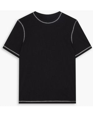 Rag & Bone Matthew Cotton And Lyocell-Blend Jersey T-Shirt - Black