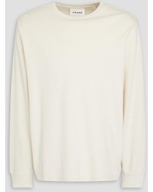 FRAME Cotton-Jersey T-Shirt - White