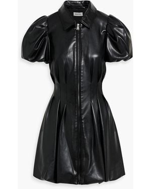 Jonathan Simkhai Callista Pleated Mini Dress - Black
