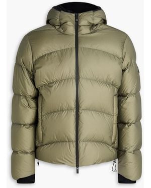 Moncler Fulcran Quilted Shell Hooded Down Jacket - Green