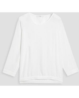 Tibi Twill Blouse - White
