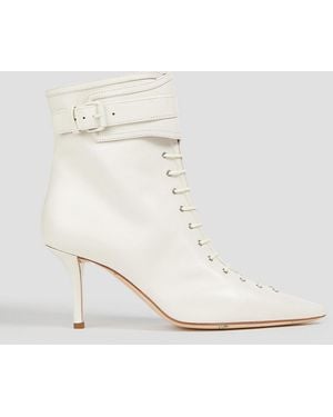 Philosophy Di Lorenzo Serafini Leather Ankle Boots - White