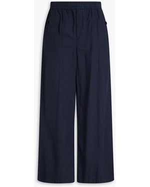 YMC Hose mit weitem bein aus baumwolle - Blau