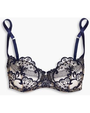 I.D Sarrieri Lace Balconette Bra - Black