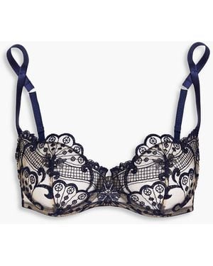 I.D Sarrieri Lace Balconette Bra - Black