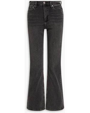 Rag & Bone Peyton High-Rise Bootcut Jeans - Black