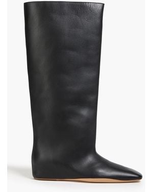 Jil Sander Leather Boots - Black