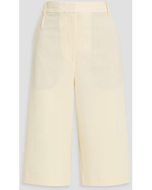 Tibi Woven Shorts - Natural