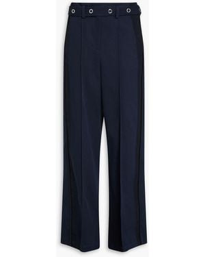 3.1 Phillip Lim Cotton-twill Wide-leg Pants - Blue