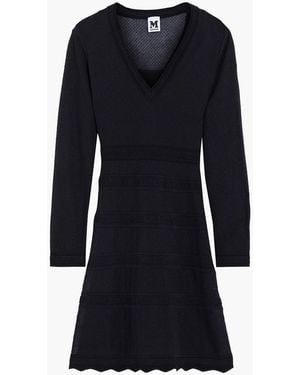 Missoni Crochet-Knit Mini Dress - Black