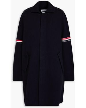 Thom Browne Wool-blend Coat - Blue