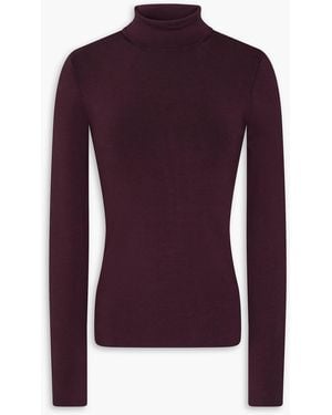 JOSEPH Rollkragenpullover aus einer seidenmischung - Lila