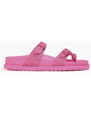 Birkenstock Mayari Suede Sandals - Pink