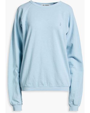 ÉTERNE French Cotton-Terry Sweatshirt - Blue