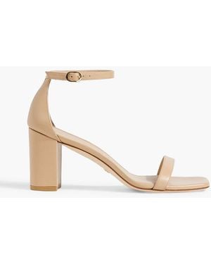 Stuart Weitzman Leather Sandals - White