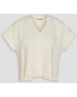 ÉTERNE Sweatshirt aus baumwollfrottee - Weiß