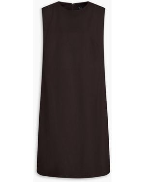 Theory Wool-Blend Mini Dress - Black