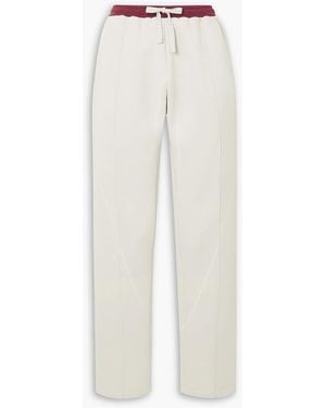 Saul Nash Cotton-blend Jersey Track Pants - White