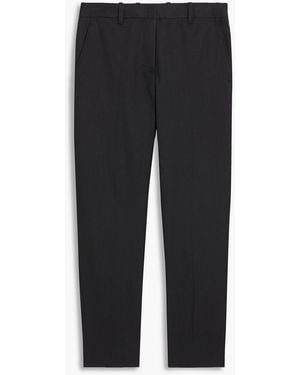 3.1 Phillip Lim Cotton-Blend Twill Tapered Pants - Black