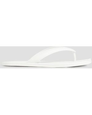 Maison Margiela Tabi Split-toe Rubber Flip Flops - White