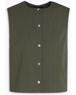 Theory Crepe Top - Green