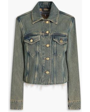 Ganni Denim Jacket - Green