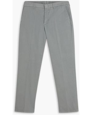 dunhill Stretch-Cotton Twill Trousers - Grey