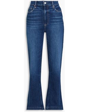 PAIGE Leenah High-rise Flared Jeans - Blue
